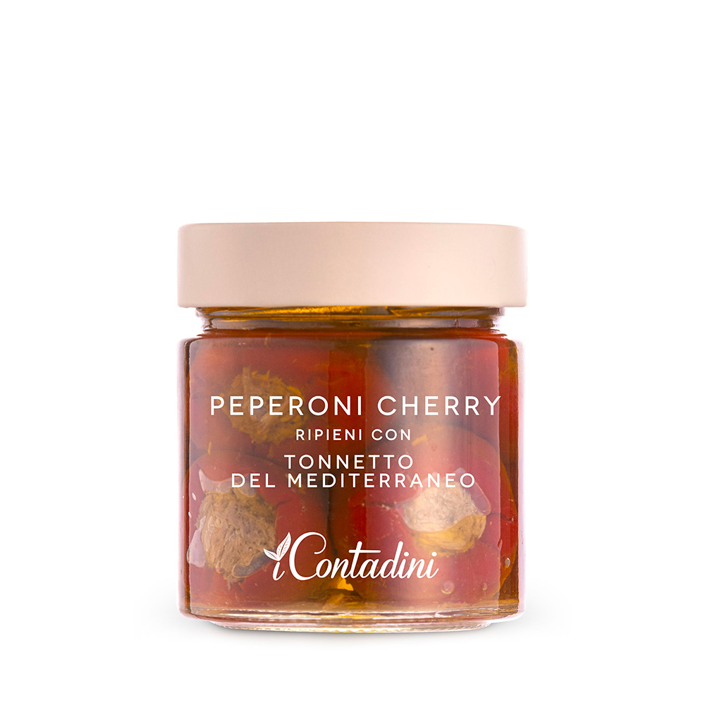 peperoni cherry con tonno 230g