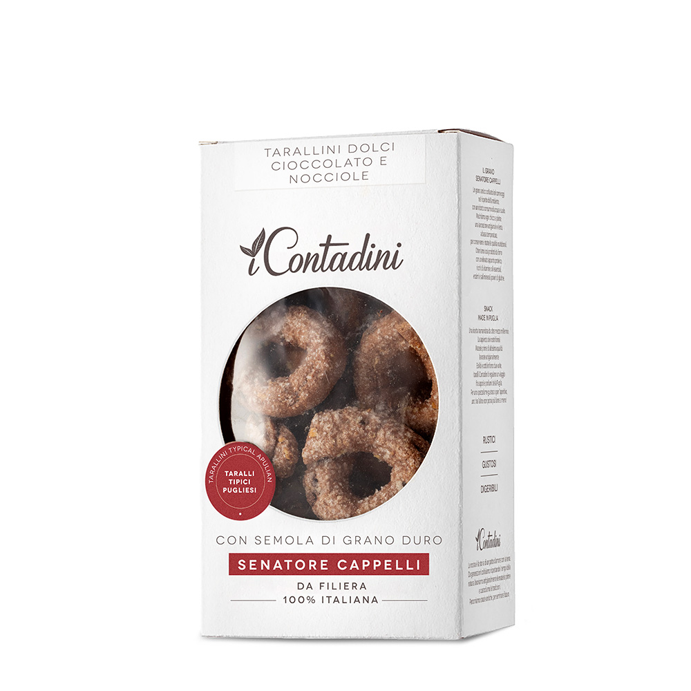 Tarallini dolci cioccolato e nocciole 250g